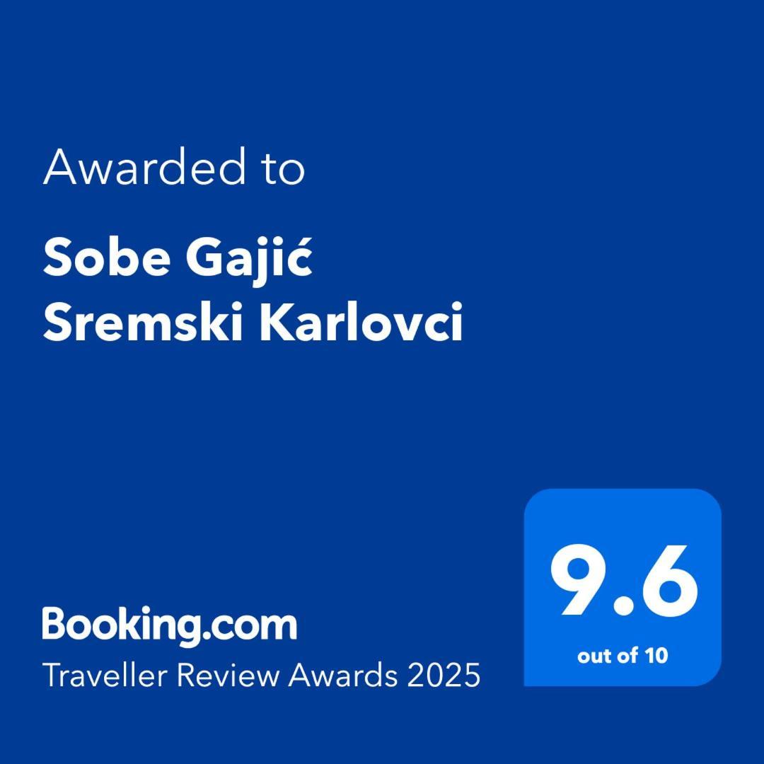 Sobe Gajic Sremski Karlovci Exteriér fotografie
